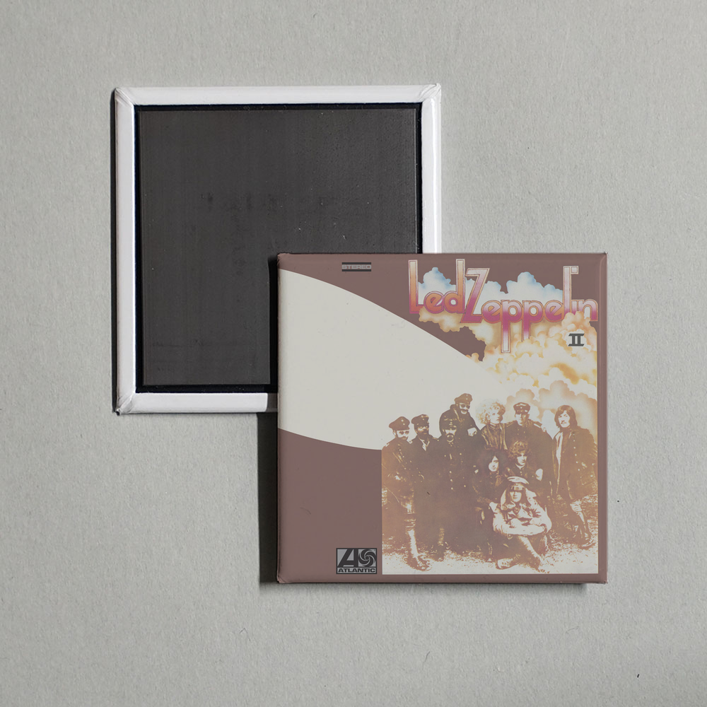 Led Zeppelin - Led Zeppelin II Album Cover Fridge Magnet