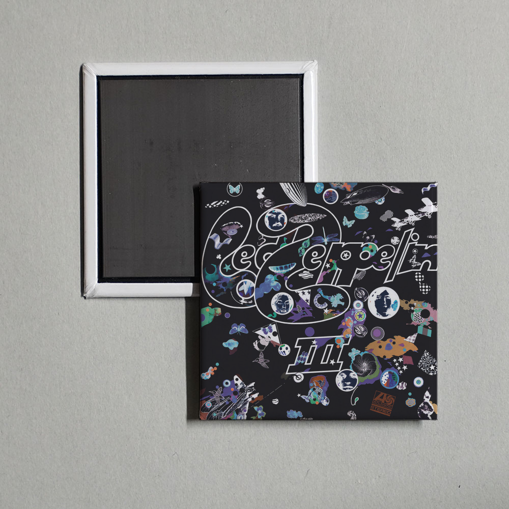 Led Zeppelin - Led Zeppelin III (Deluxe Edition) Album Cover Fridge Magnet
