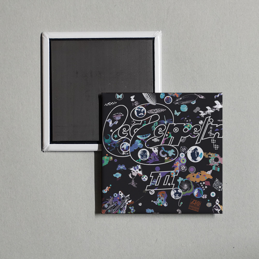Led Zeppelin - Led Zeppelin III (Deluxe Edition) Album Cover Fridge Magnet