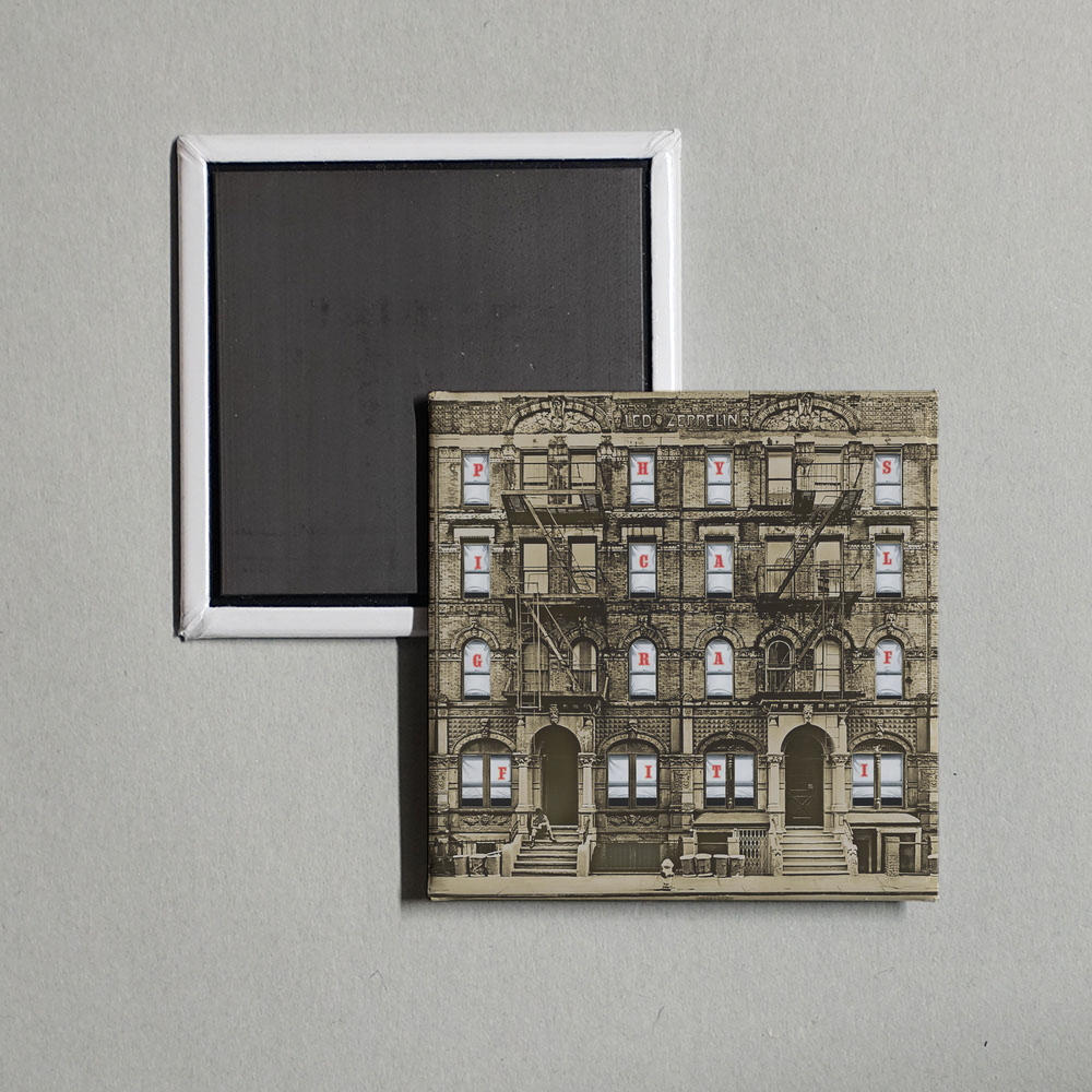 Led Zeppelin - Physical Graffiti (Remaster) Album Cover Fridge Magnet