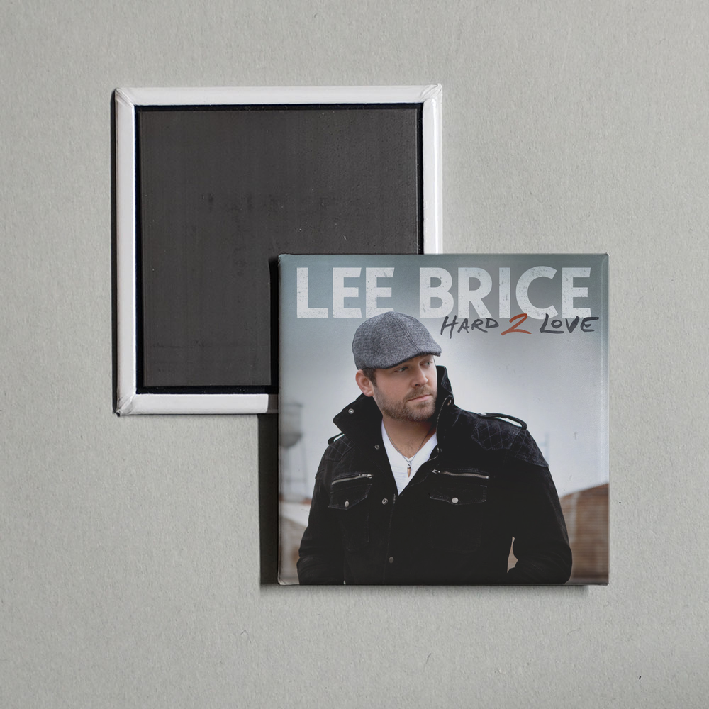 Lee Brice - Hard 2 Love Album Cover Fridge Magnet