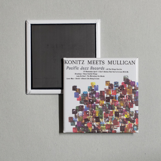 Lee Konitz - Konitz Meets Mulligan Album Cover Fridge Magnet