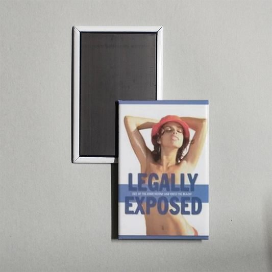 Legally Exposed Mini Movie Fridge Magnet