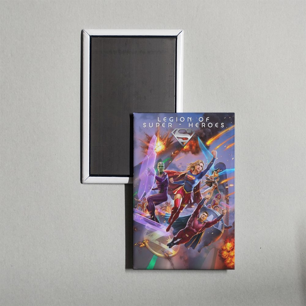 Legion of Super-Heroes Mini Movie Fridge Magnet