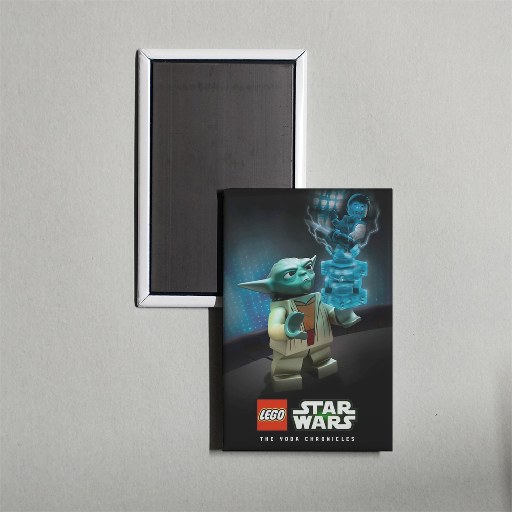 Lego Star Wars The Yoda Chronicles TV Show Fridge Magnet
