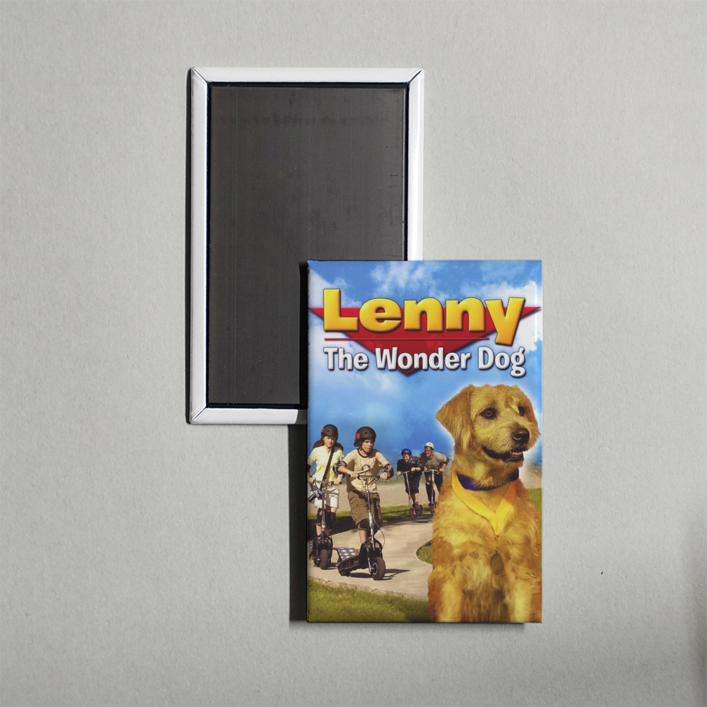 Lenny The Wonder Dog Mini Movie Fridge Magnet