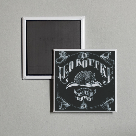 Leo Kottke - 6- And 12-String Guitar Album Cover Fridge Magnet