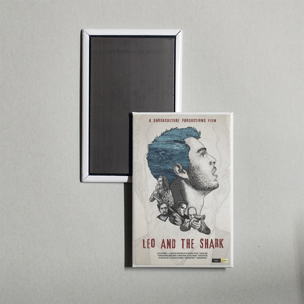 Leo and the Shark Mini Movie Fridge Magnet
