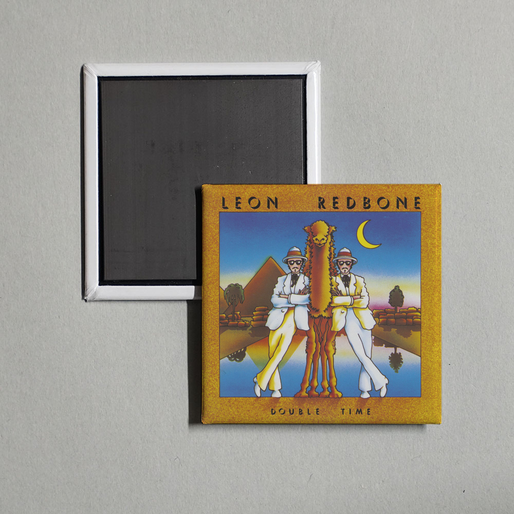 Leon Redbone - Double Time Album Cover Fridge Magnet