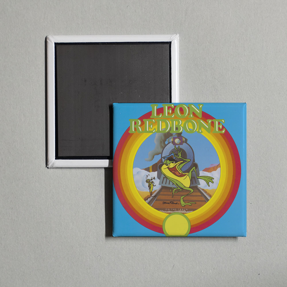 Leon Redbone - On The Track Album Cover Fridge Magnet