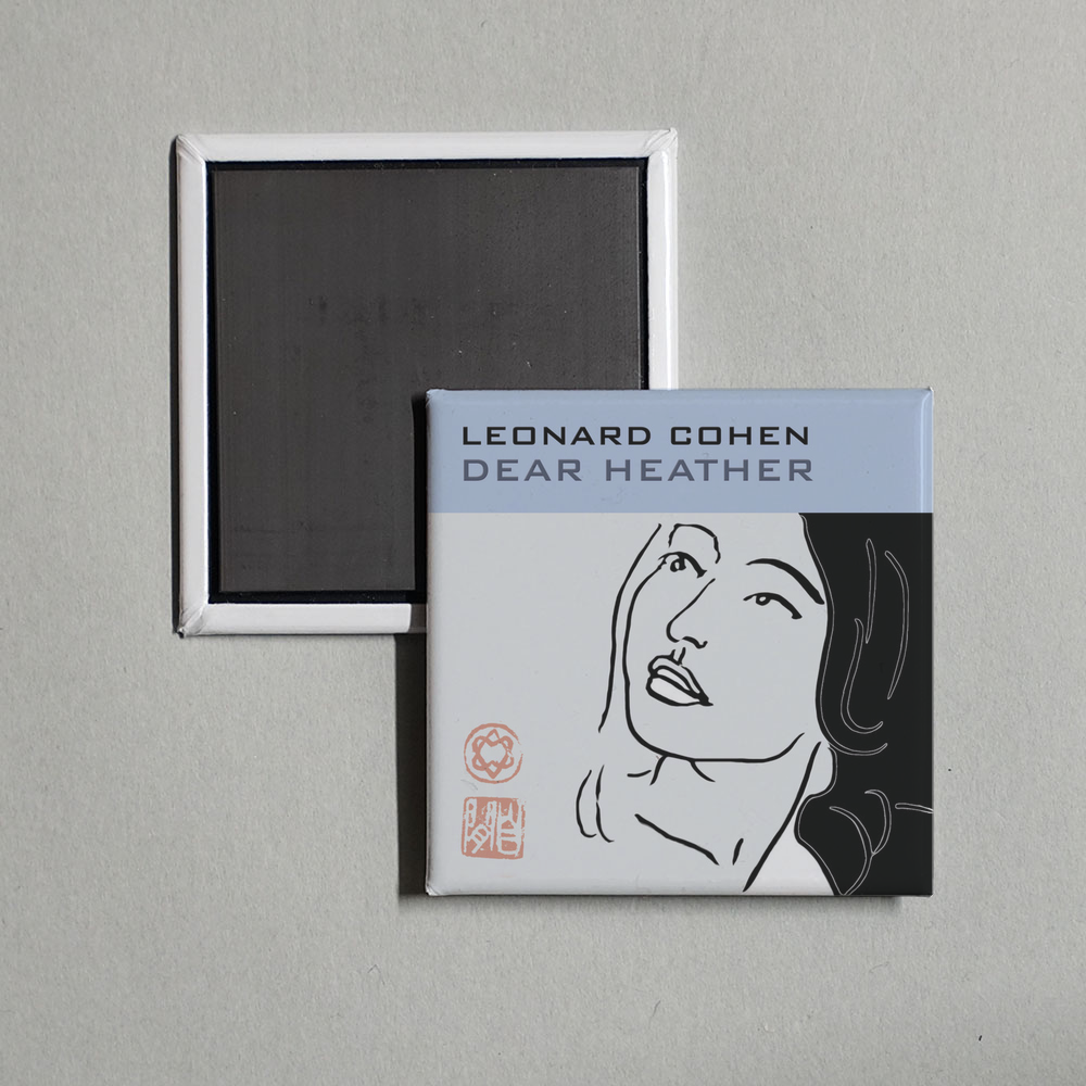 Leonard Cohen - Dear Heather Album Cover Fridge Magnet