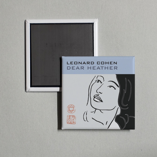 Leonard Cohen - Dear Heather Album Cover Fridge Magnet