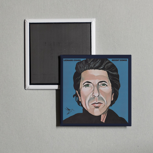 Leonard Cohen - Recent Songs Album Cover Fridge Magnet