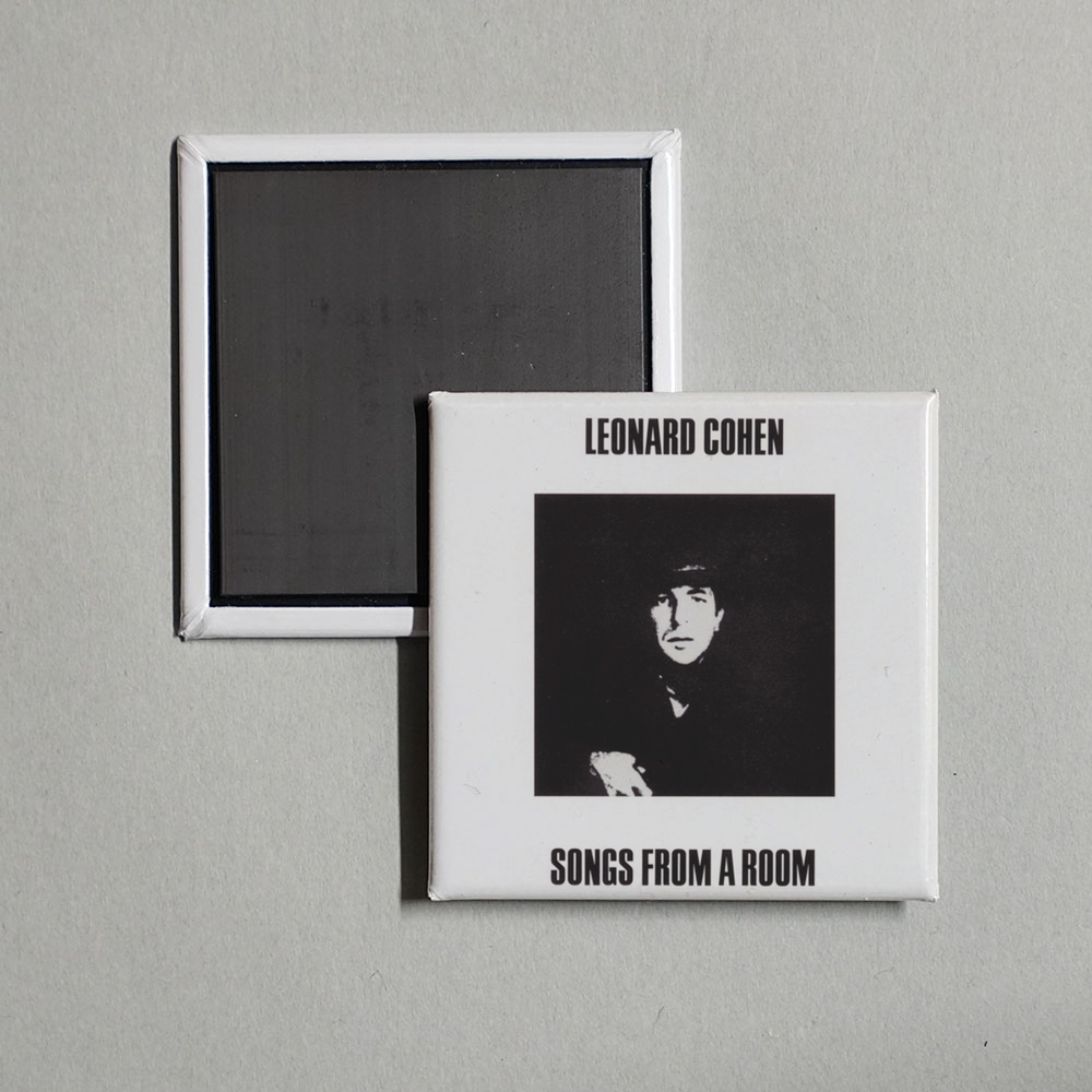 Leonard Cohen - Songs From A Room Album Cover Fridge Magnet