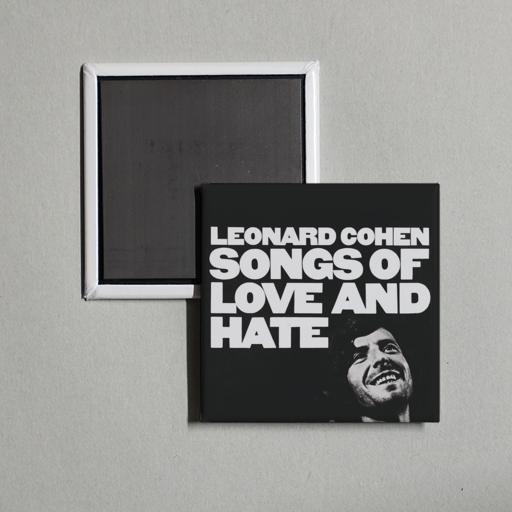 Leonard Cohen - Songs Of Love And Hate Album Cover Fridge Magnet