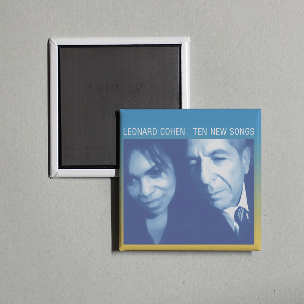 Leonard Cohen - Ten New Songs Album Cover Fridge Magnet