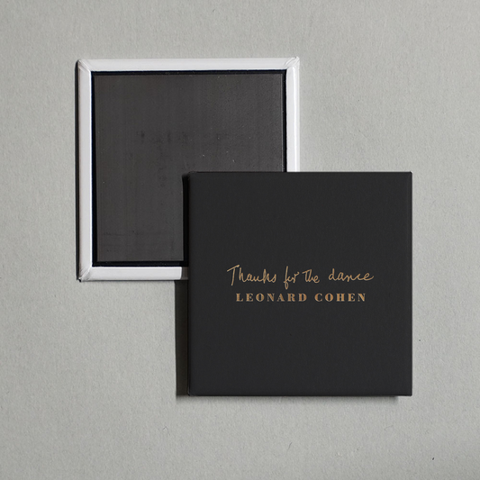 Leonard Cohen - Thanks for the Dance Album Cover Fridge Magnet