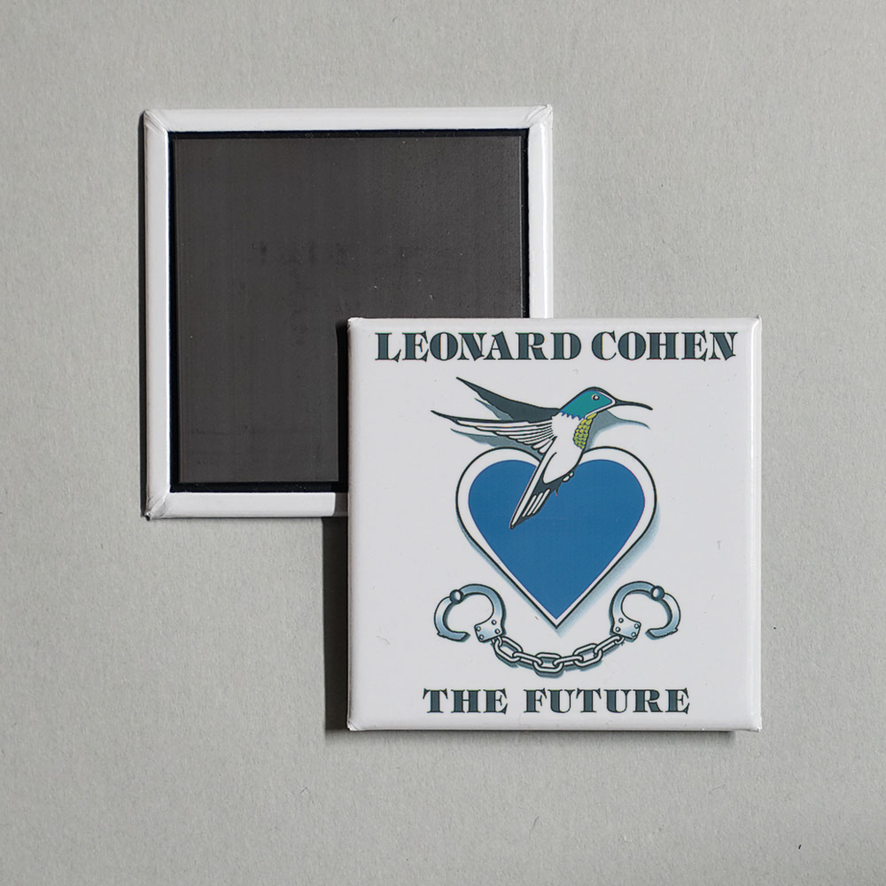 Leonard Cohen - The Future Album Cover Fridge Magnet