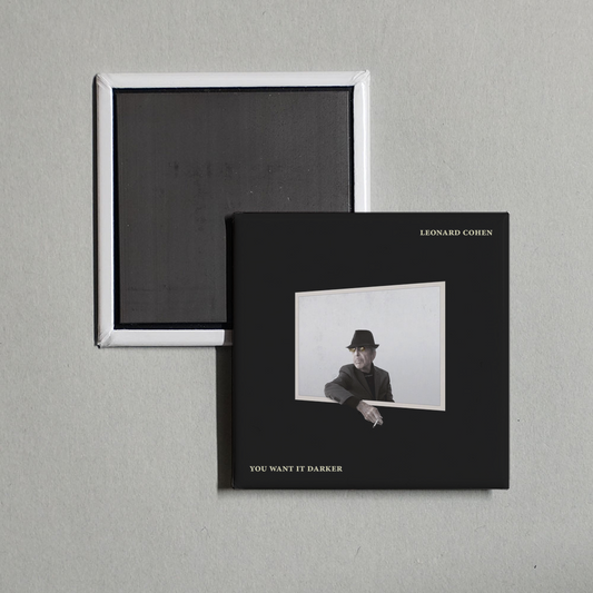 Leonard Cohen - You Want It Darker Album Cover Fridge Magnet