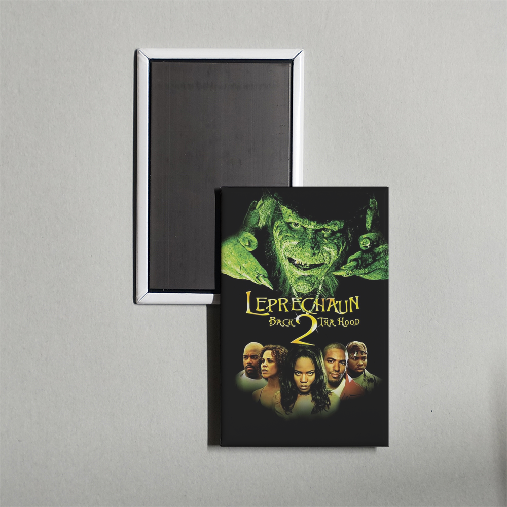 Leprechaun Back 2 tha Hood Mini Movie Fridge Magnet