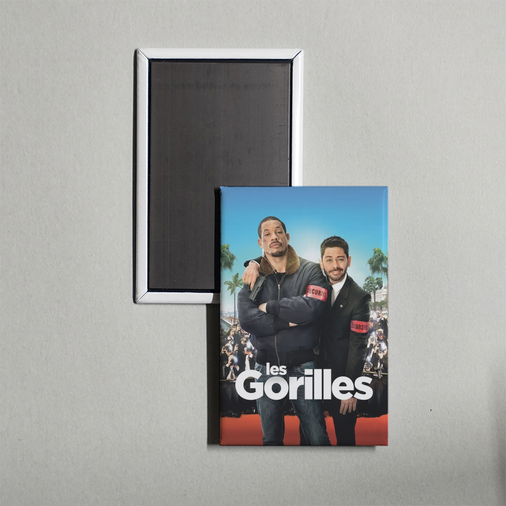 Les Gorilles Mini Movie Fridge Magnet
