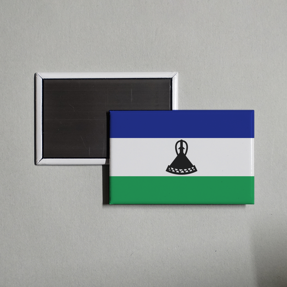 Lesotho Flag Fridge Magnet