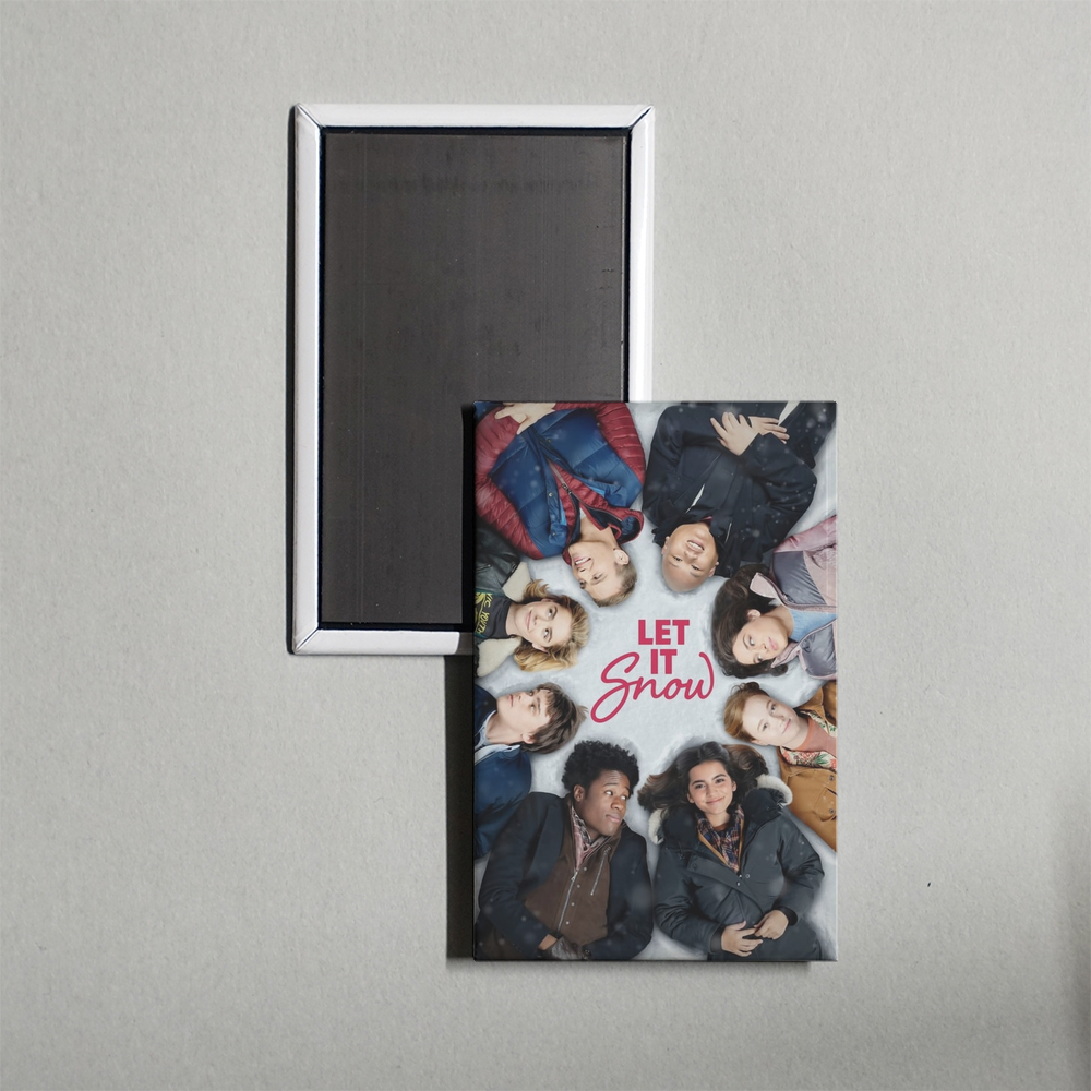 Let It Snow Mini Movie Fridge Magnet