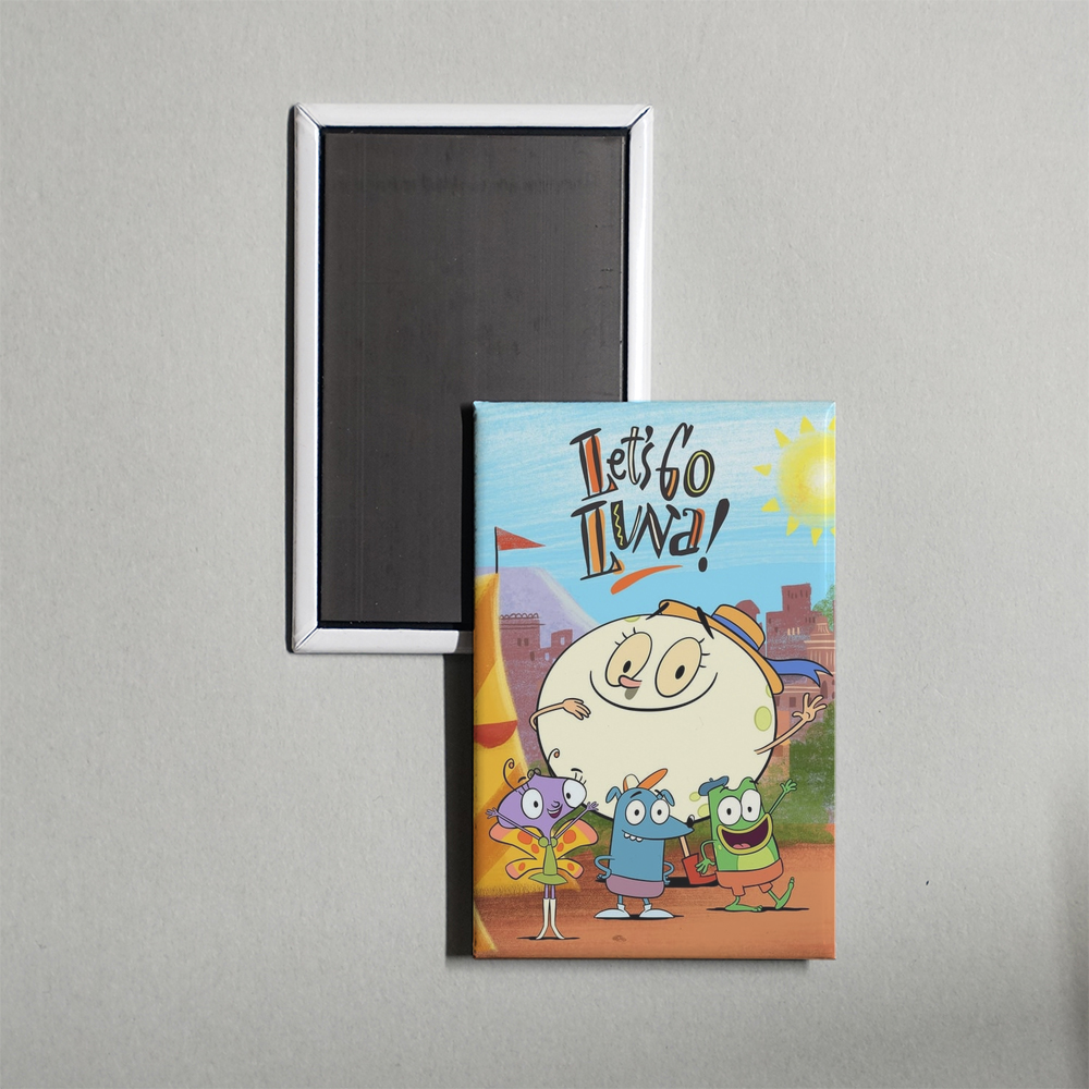 Let's Go Luna! TV Show Fridge Magnet