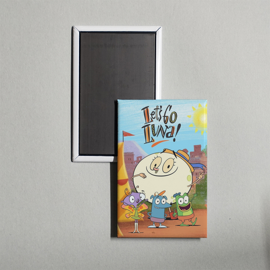 Let's Go Luna! TV Show Fridge Magnet