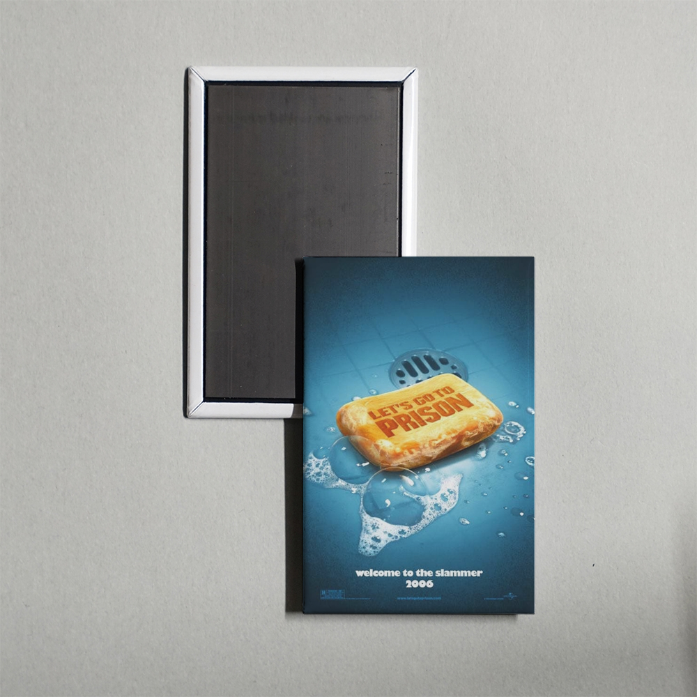 Let's Go to Prison Mini Movie Fridge Magnet