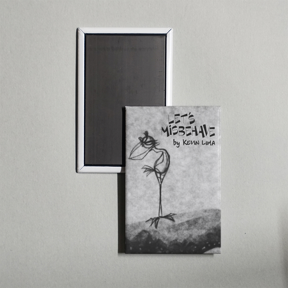 Let's Misbehave Mini Movie Fridge Magnet