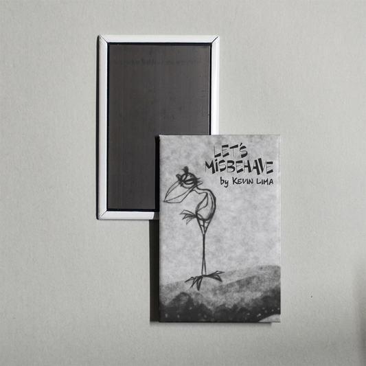 Let's Misbehave Mini Movie Fridge Magnet