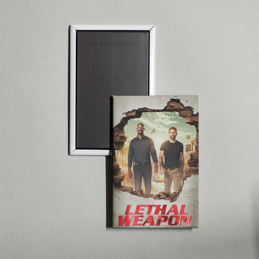 Lethal Weapon TV Show Fridge Magnet