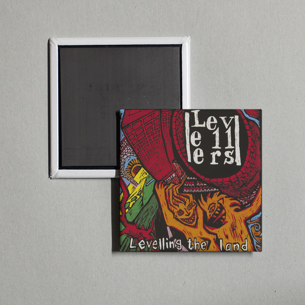 Levellers - Levelling The Land Album Cover Fridge Magnet