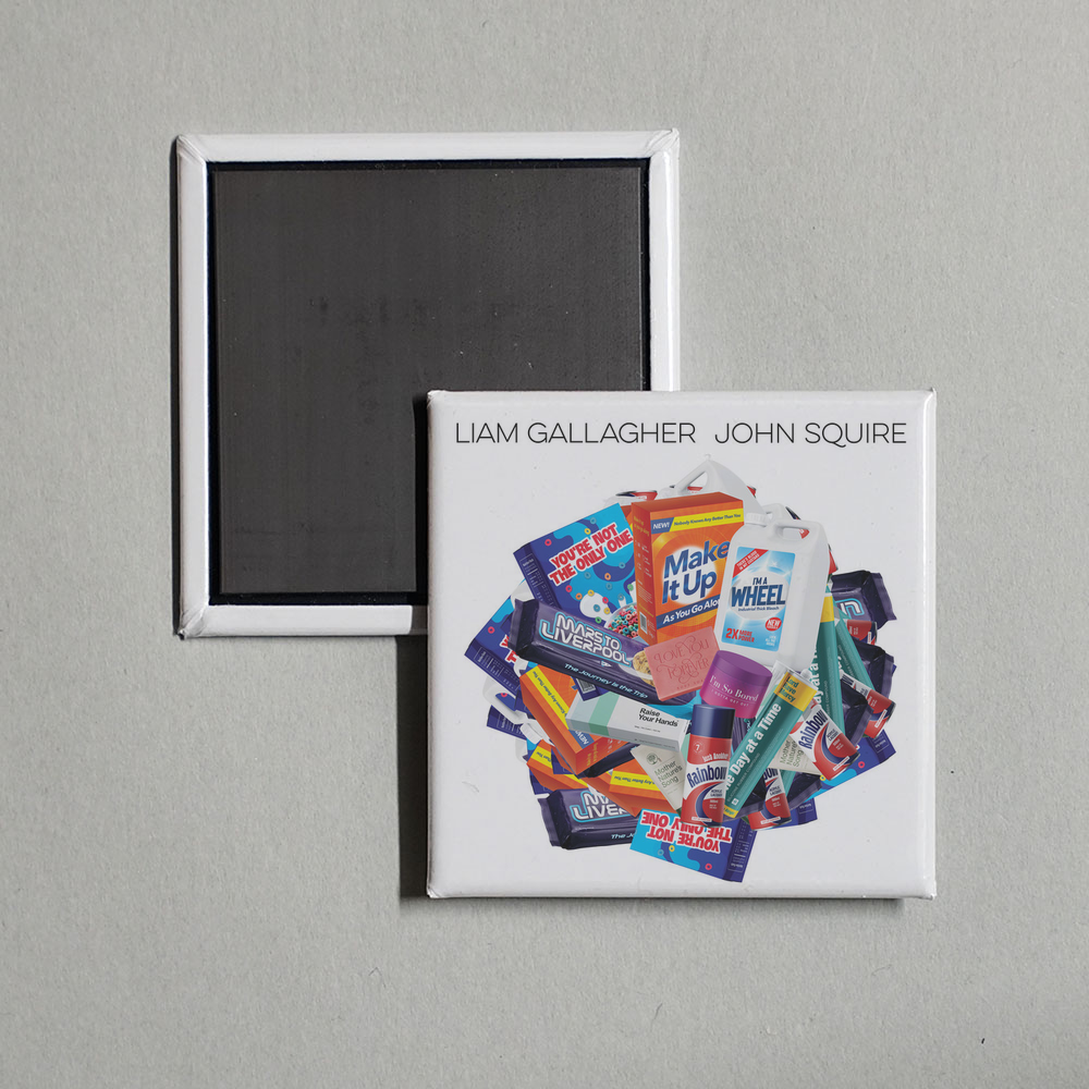 Liam Gallagher - Liam Gallagher & John Squire Album Cover Fridge Magnet
