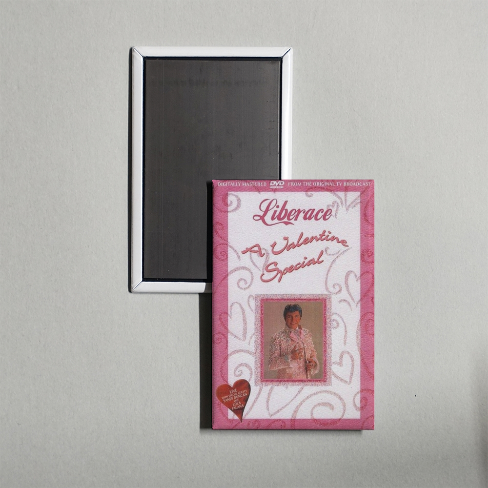 Liberace A Valentine Special Mini Movie Fridge Magnet