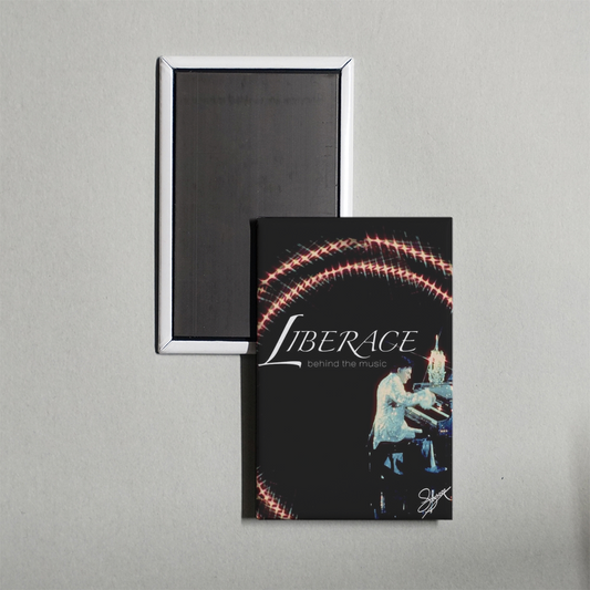 Liberace Behind the Music Mini Movie Fridge Magnet