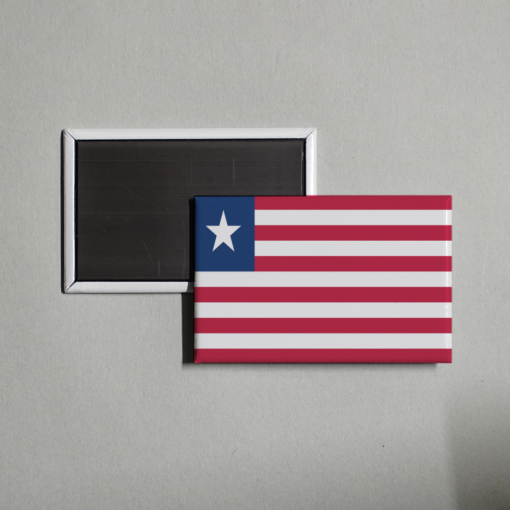 Liberia Flag Fridge Magnet