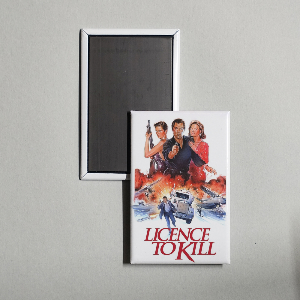 Licence to Kill Mini Movie Fridge Magnet