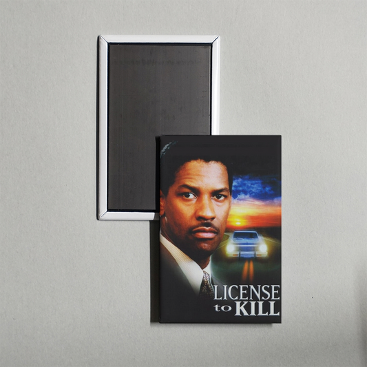 License to Kill Mini Movie Fridge Magnet