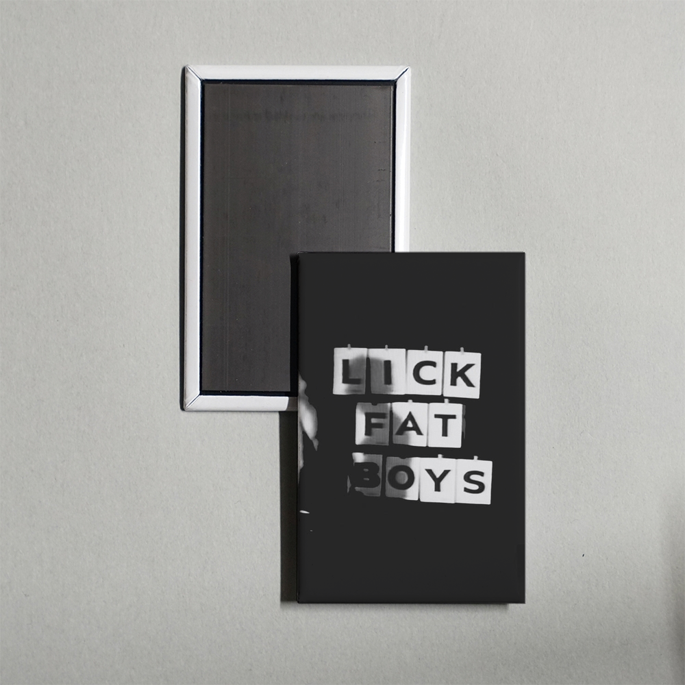 Lick Fat Boys Mini Movie Fridge Magnet