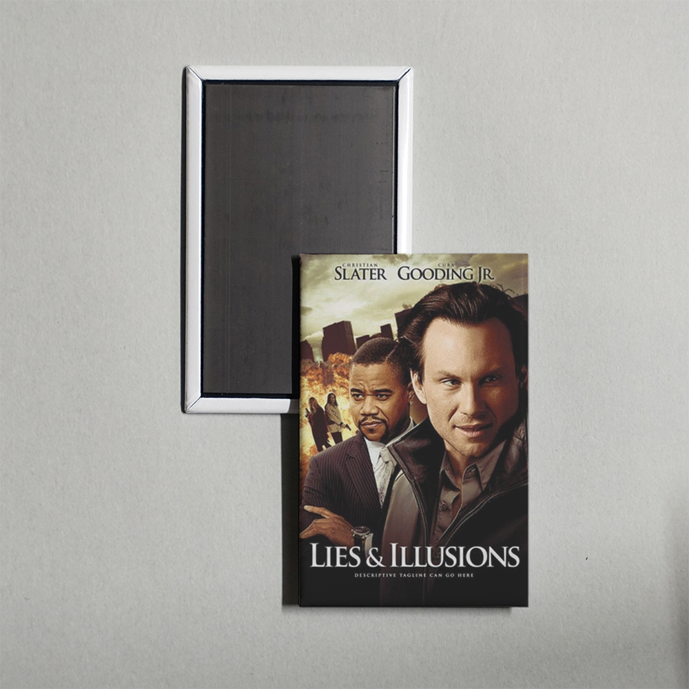 Lies & Illusions Mini Movie Fridge Magnet