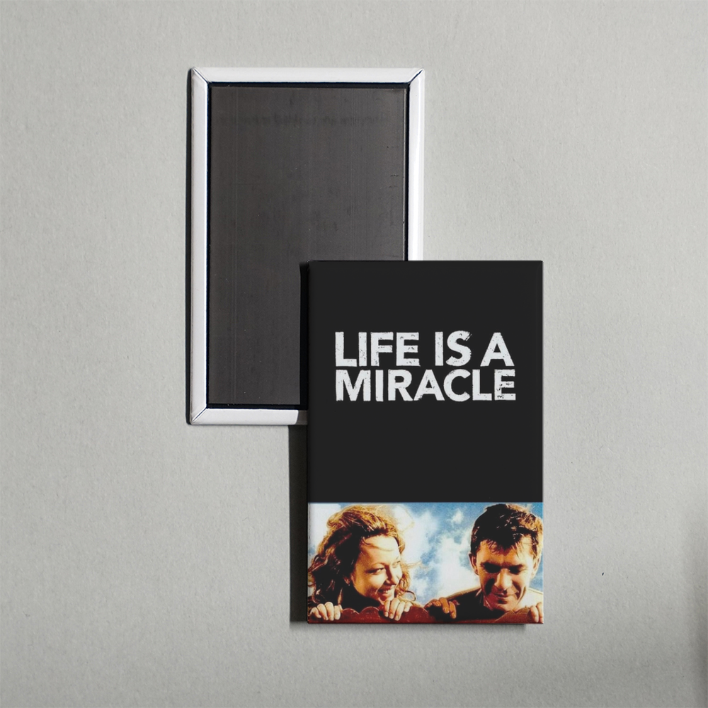 Life Is a Miracle Mini Movie Fridge Magnet