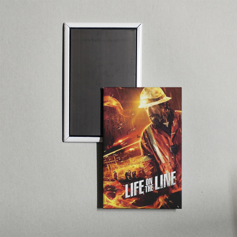 Life on the Line Mini Movie Fridge Magnet