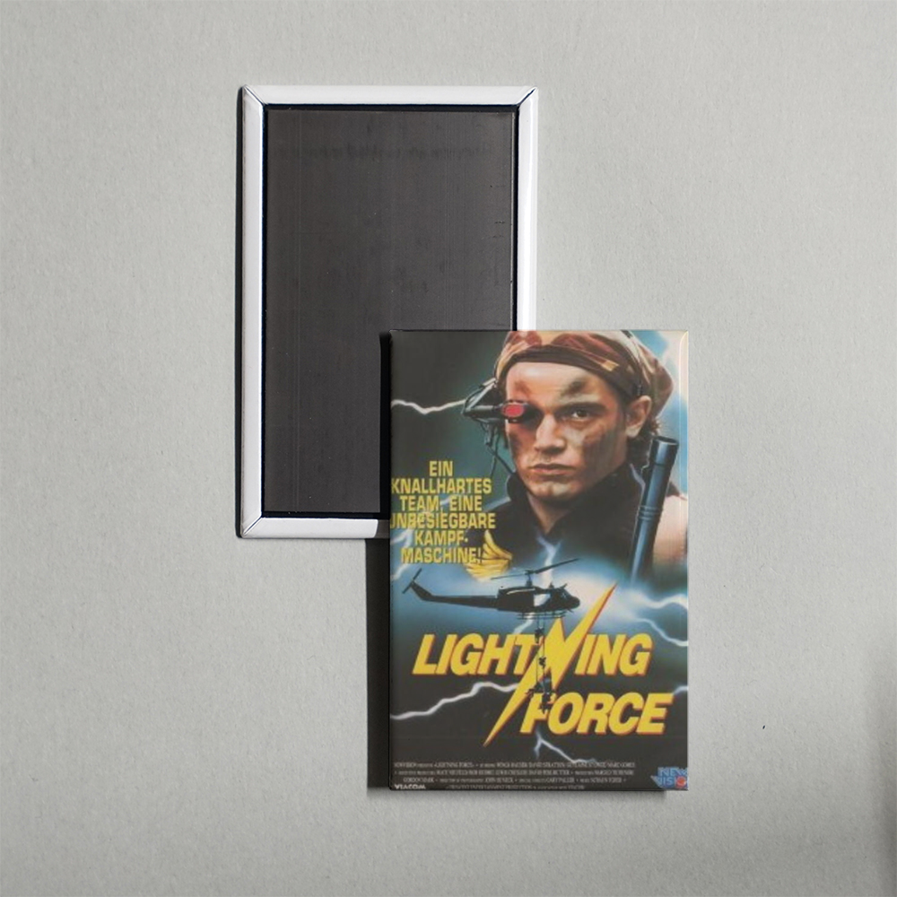 Lightning Force TV Show Fridge Magnet