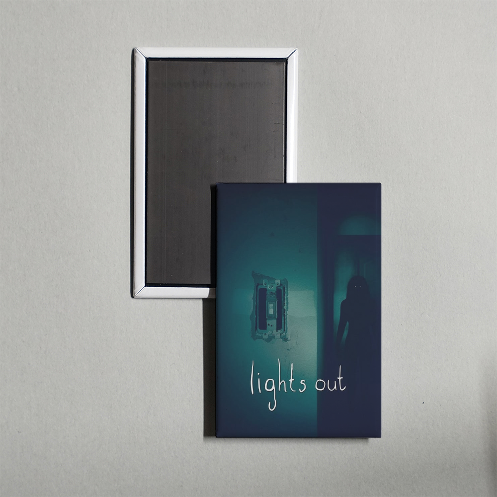 Lights Out Mini Movie Fridge Magnet