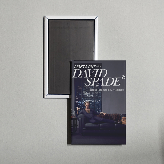 Lights Out with David Spade TV Show Fridge Magnet