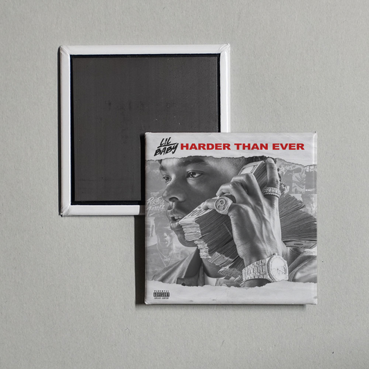 Lil Baby - Harder Than Ever Album Cover Fridge Magnet