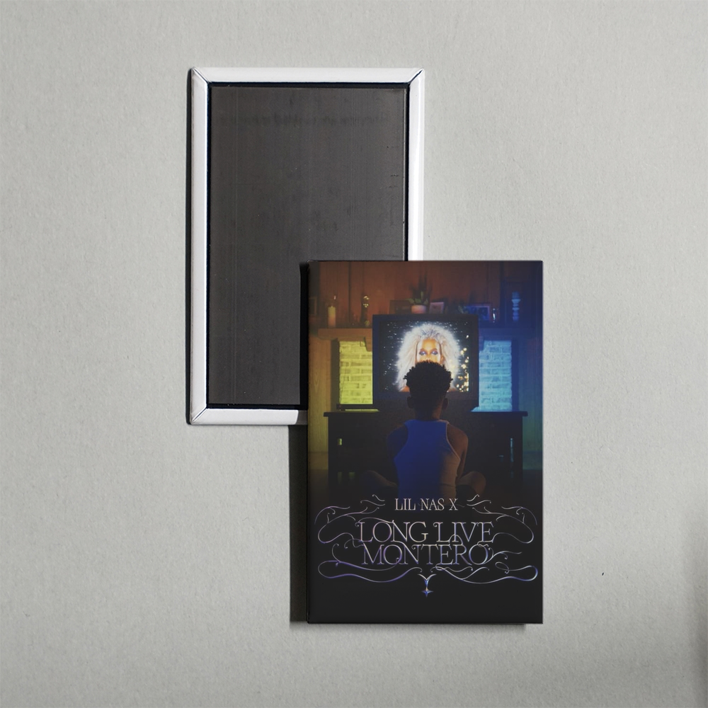 Lil Nas X Long Live Montero Mini Movie Fridge Magnet