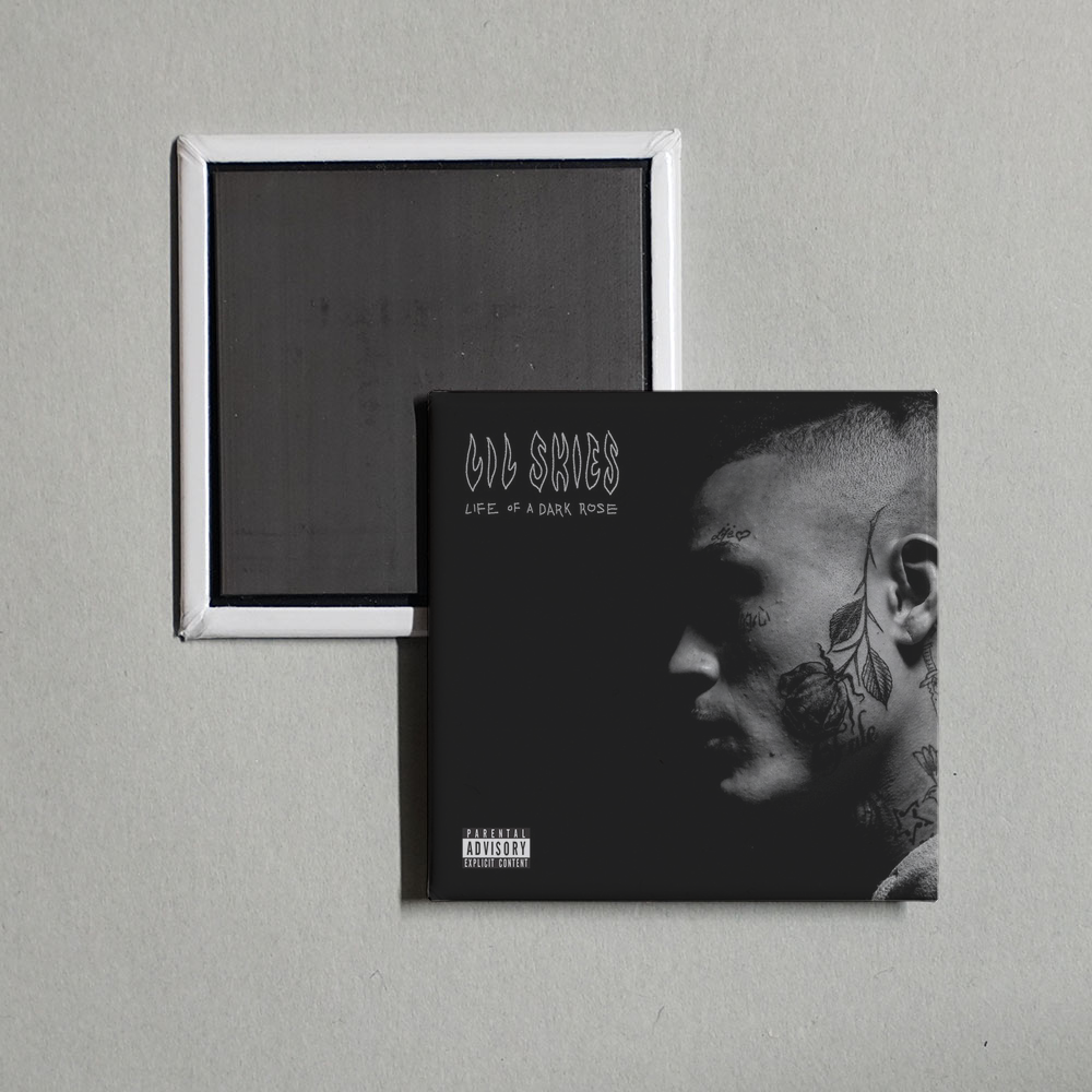 Lil Skies - Life of a Dark Rose Album Cover Fridge Magnet